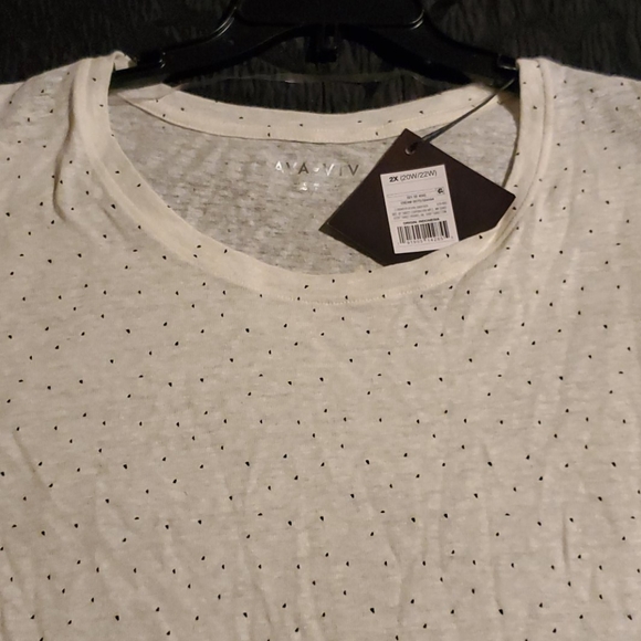 Womens Cream Polka Dot Sweater Top - Picture 5 of 5